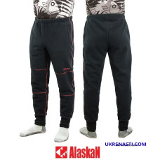 Штаны флисовые с манжетами Alaskan WarmWade размер XXL цвет черный